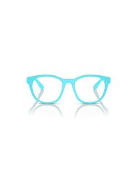 Emporio Armani - Ek4001f Low Bridge Fit Prescription Eyewear Frames With Interchangeable Sun Clip-ons Round - Lyst