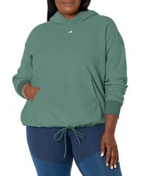 adidas - Plus Size Select Cropped Hoodie - Lyst