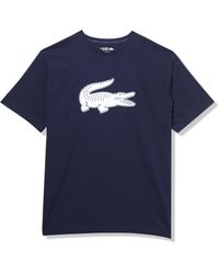 Lacoste - Sport Big Fit Breathable Logo T-shirt - Lyst