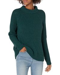 Goodthreads - Relaxed-fit Cotton Shaker Stitch Mock Neck Sweater - Lyst