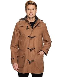 camel hooded wool coat