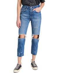 Levi's - Premium 501 Crop Jeans, - Lyst