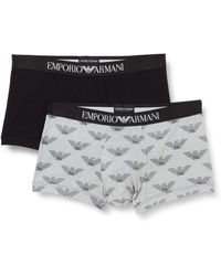 Emporio Armani - Classic Pattern Mix 2 Pack Trunk - Lyst