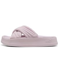PUMA Leadcat Jelly Women s Slide Sandals in White Lyst