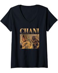 Dune - Part Two Chani In The Desert Collage Vintage Big Poster V-neck T-shirt - Lyst