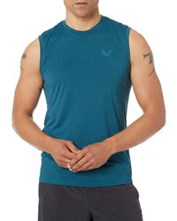 Peak Velocity Vxe Sleeveless Quick-dry Athletic-fit Muscle Tank - Green