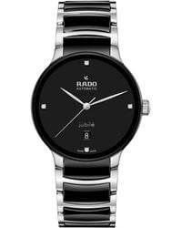 Rado - Centrix Automatic Diamonds With Black Dial - Lyst