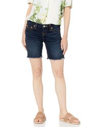 true religion overall shorts