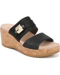 Dr. Scholls - S Cali Vibe Wedge Sandal Black 8.5 M - Lyst