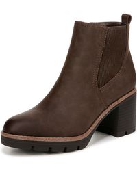 Naturalizer - S Madalynn Gore Water Repellent Lug Sole Ankle Boot Truffle Taupe Brown 8.5 W - Lyst