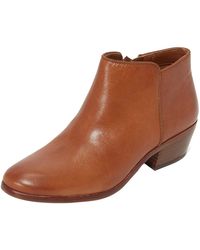 sam edelman petty ankle bootie deep saddle leather