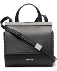 Calvin Klein - Coral Pleated Flap Crossbody - Lyst