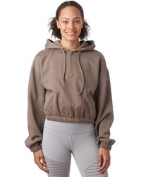 streetside half zip moletom com capuz
