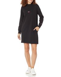 Tommy Hilfiger - Adaptive Mockneck Tommy Jeans Dress With Zipper Closure - Lyst