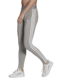 adidas - Essentials 3 Stripe leggings - Lyst