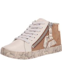 zonya sneakers in grey multi studded leather