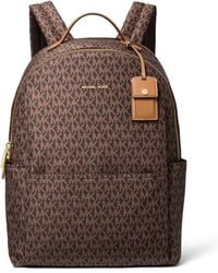 Michael Kors - LG MF BACKPACK BRN/ACORN - Lyst