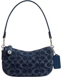 COACH - Swinger Bag 20 In Signature Denim - Lyst