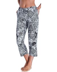 Ellen Tracy - Womens Cropped Pant Pajama Bottom - Lyst