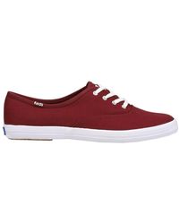 Keds - Champion Canvas Lace Up Sneaker - Lyst