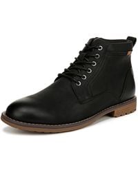 Dr. Scholls - Dr. Scholl's S Russell Lace Up Chukka Boot Black Faux Leather 11 M - Lyst