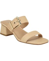 Calvin Klein - Averie Heeled Sandal - Lyst