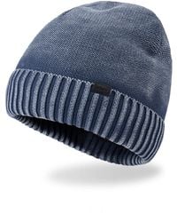 Levi's - Classic Warm Winter Knit Beanie Hat Cap Fleece Lined For And - Lyst
