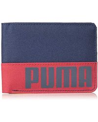 puma blue wallet