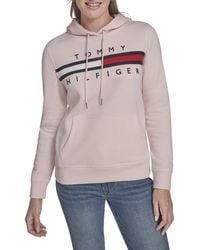 Tommy Hilfiger - Fleece Soft Pullover Hoodie Sweater Sweatshirt - Lyst