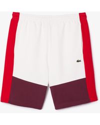 Lacoste - Regular Fit Color Blocked Shorts W/adjustable Waist - Lyst
