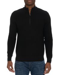 Robert Graham - Reisman 1/4-zip Long-sleeve Sweater - Lyst