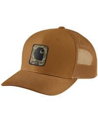 Carhartt - Rugged Flex Twill Mesh-back Camo Patch Cap - Lyst