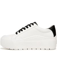 Dr. Scholls - Dr. Scholl's S Time Off Max Platform Sneaker White/black Smooth 6 M - Lyst