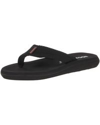 white rocket dog flip flops