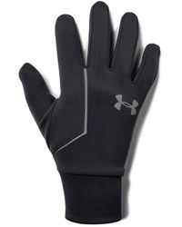 Under Armour - Ua Storm Run Liner Gloves Lg Black - Lyst