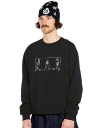 Volcom - Essential Crew Fleece Snowboard Winter Sweatshirt - Lyst