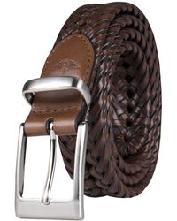 Dockers - Leather Braided Casual And Dress Belt,tan Lace,40 - Lyst