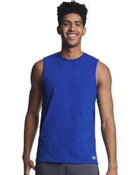 russell dri fit sleeveless shirts