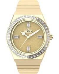 Timex - Gold-tone Expansion Band Gold-tone Dial Gold-tone - Lyst