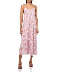 Lucky Brand - Floral Lace Trimmed Slip Dress - Lyst
