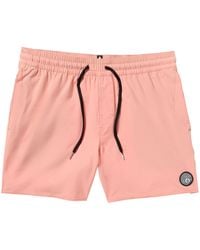 Volcom - Lido Solid Trunk 16 Peach Fuzz Xx-large - Lyst