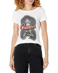 Guess - Short Sleeve Crew Neck Adv Tee - Lyst