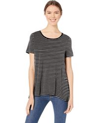 Amazon Essentials - Kurzärmliges Swing-T-Shirt mit U-Ausschnitt und lockerer Passform - Lyst