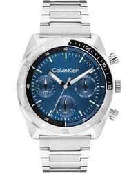 Calvin Klein - Orologio Analogico Multifunzione al Quarzo da Uomo Collezione CK FLEX con Cinturino in Acciaio Inossidabile - Lyst