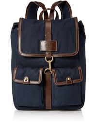 cole haan saunders leather zip top backpack