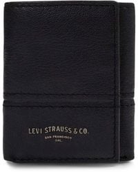 Levi's - Trifold Wallet-sleek And Slim Includes Id Window And Credit Card Holder - Lyst
