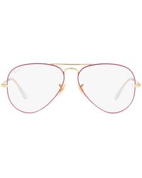 Ray-Ban - Rx6489 Aviator Pilot Prescription Eyewear Frames - Lyst