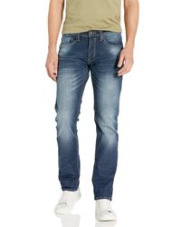 buffalo slim straight stretch jeans