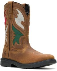 Wolverine - Rancher Flag Steel Toe Wellington Construction Boot - Lyst