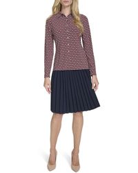 Tommy Hilfiger - Suits Long Sleeve Button Up Knit Shirt - Lyst